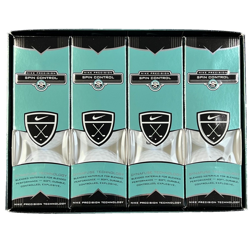 Nike‎ Precision Spin Control Golf Balls "NEW" 4 Boxes of 3 "Made in USA"